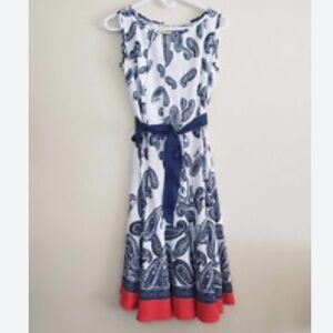 Haani Sleeveless Women’s 1X Keyhole Neck Sleeveless Design Dress Classy Dress